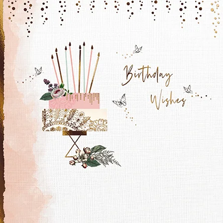 Birthday Cake, Counter Card