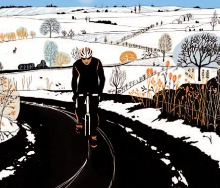 Winter Scene, Greeting Card