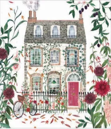 Dahlia Doll's House, Greeting Card