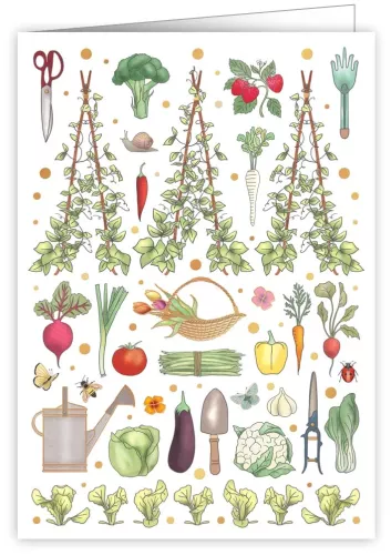 Gardening, Greeting Card