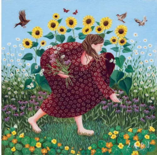 Flowers for the Kitchen, Greeting Card
