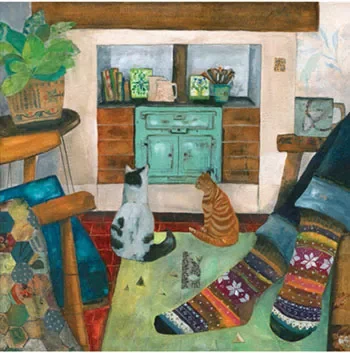 Warmth of Home, Greeting Card