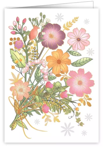 Bouquet of Flowers, Greeting Card, 3683