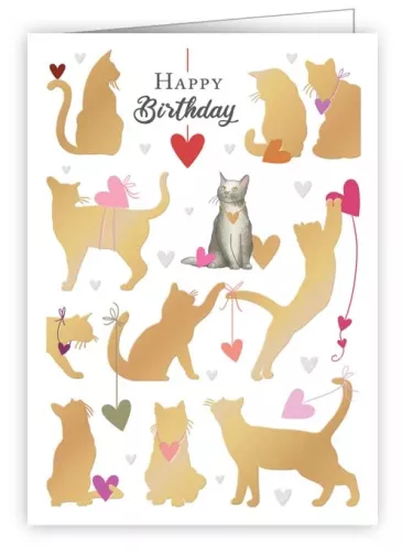 Birthday Cats, Minicard
