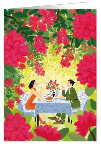 Romantic Dinner, Greeting Card, 1986