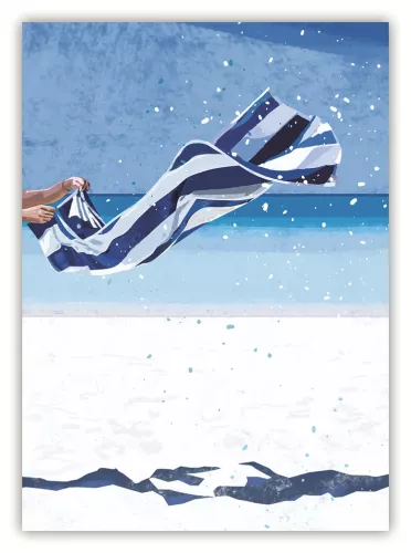 Day on the Beach, Postcard