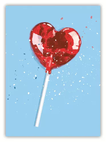 Lollipop, Postcard