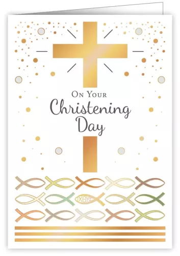 On Your Christening Day, Greeting Card