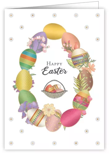 Easter Eggs, Greeting Card
