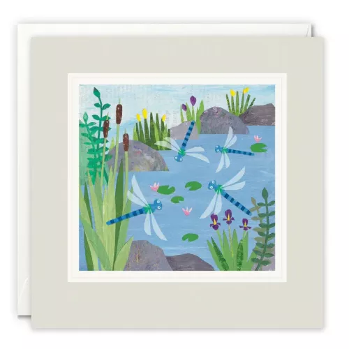 Dragonflies Art Card by Christina Carpenter
