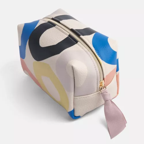 Abstract Cube Cosmetic Bag