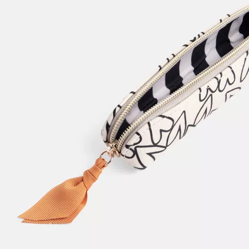 Mono Hearts Pencil Case