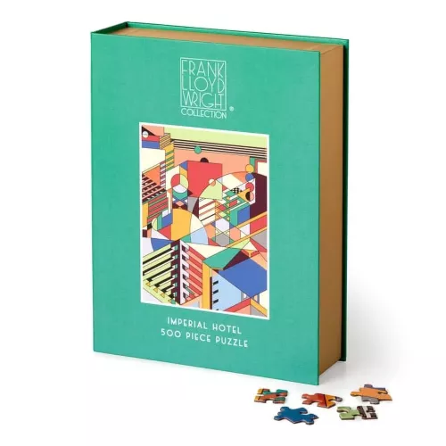 Frank Lloyd Wright Imperial Hotel 500 Piece Book Puzzle (Jigsaw)