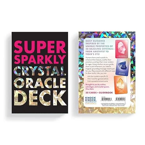 Super Sparkly Crystal Oracle Deck: 50 Oracle Cards & Guidebook
