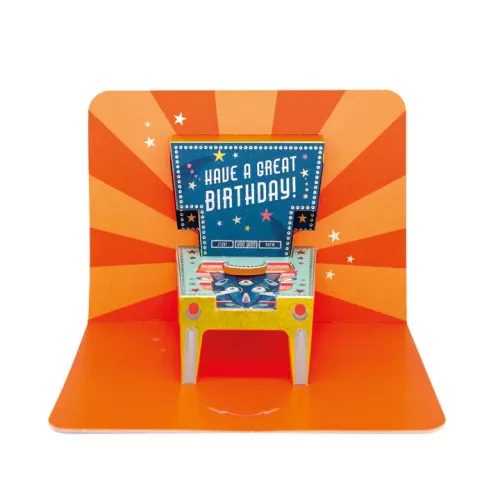 Pinball, 3D Pop-Up Card