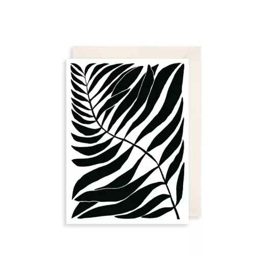 Tropical Fern Greetings Card