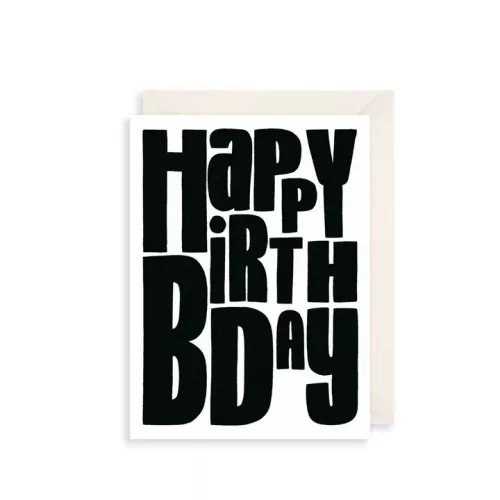 Happy Birthday Greetings Card