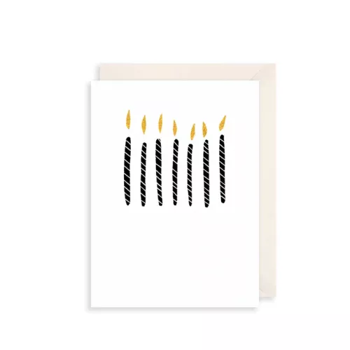 Birthday Candles Greetings Card