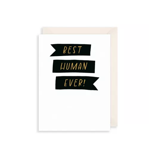 Best Human Greetings Card