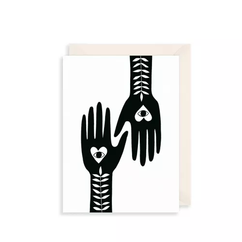 Two Hearts Greetings Card