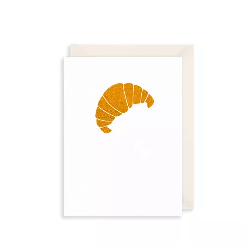 Croissant Greetings Card