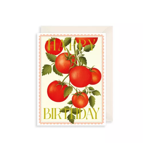 Tomatoes Greetings Card