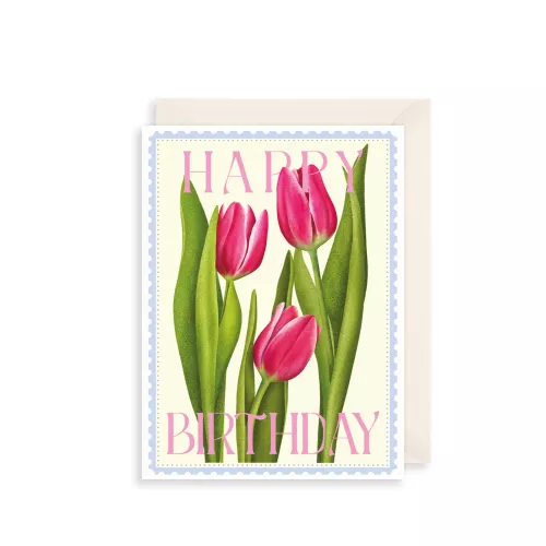 Tulips Greetings Card