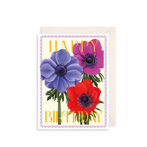 Anemones Greetings Card