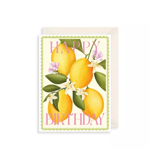 Lemons Greetings Card