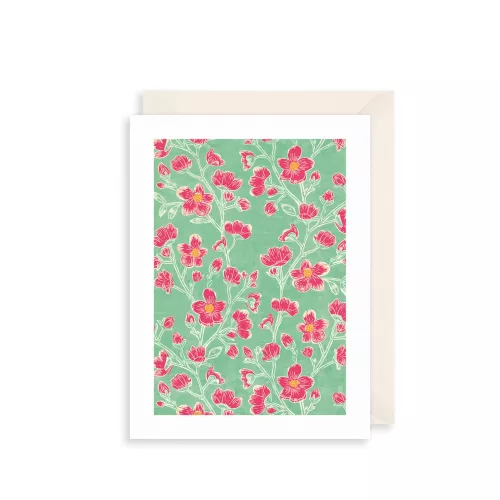 Spring Field Greetings Card