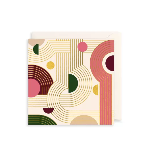 Golden Rug Greetings Card
