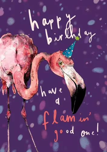 Flamin' Good One, Greeting Card