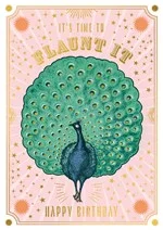 Flaunt It On Your Birthday, Greeting Card