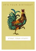 Strut Your Stuff on Your Birthday, Greeting Card