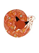 Fox, Greeting Card