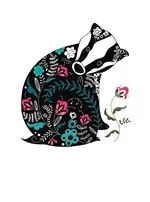 Badger, Greeting Card