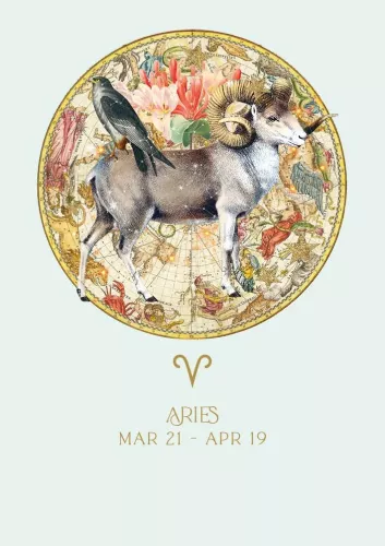 Aries, Greeting Card
