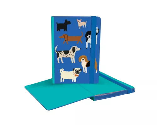 Shaggy Dogs A5 Journal with elastic binder