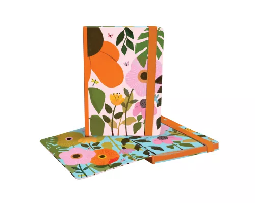 Sunday Morning A5 Journal with elastic binder