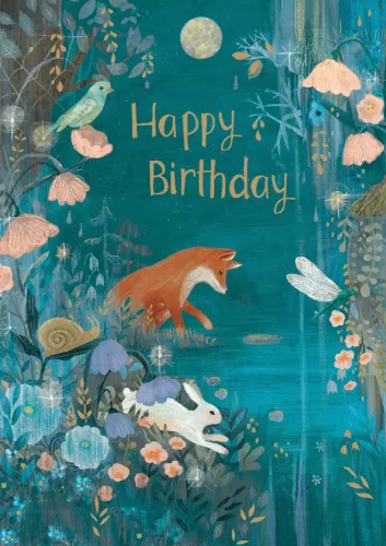 Enchanting Fox Greeting Card