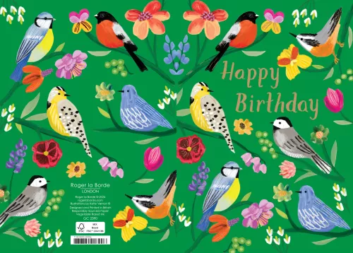 Birdhaven Birthday Greeting Card