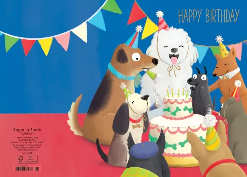 Celebrating Dogs Greeting Card