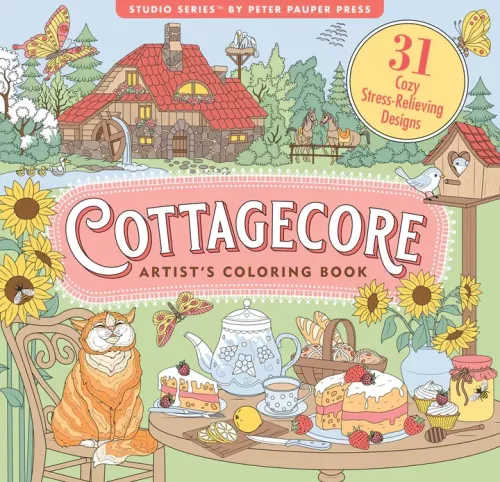 Cottagecore Coloring Book