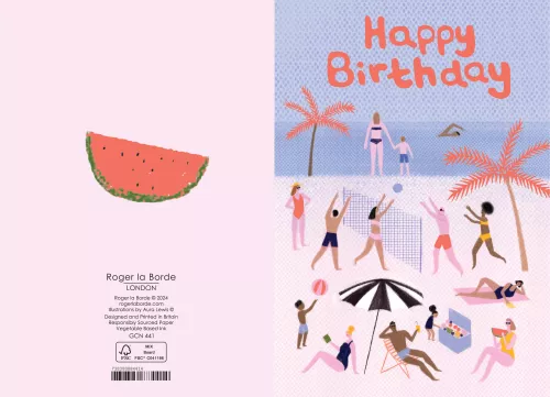 Beach Party Petite Card