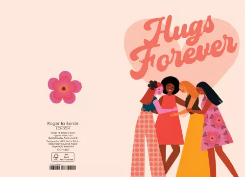 Hugging Girls Petite Card