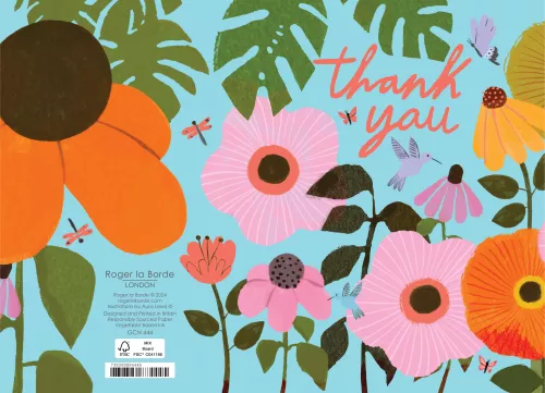 Bright Blooms Thank you Petite Card