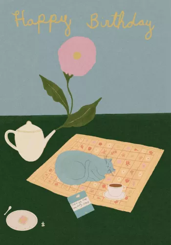 Cat Nap Petite Card