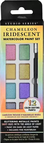 Studio Series Chameleon Iridescent Watercolor Paint Set (12 colors)