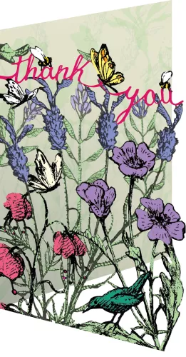 Garden Delights Lasercut Card