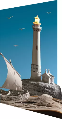To the Lighthouse Lasercut Card